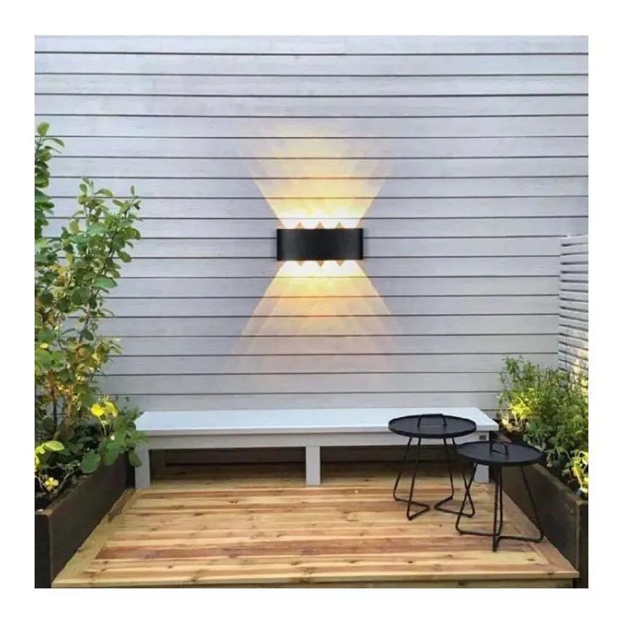 Fantázia aplikuje exteriér a interiér LED, 8 zdrojov x 1w, IP65, kovové, čierne, 3000K