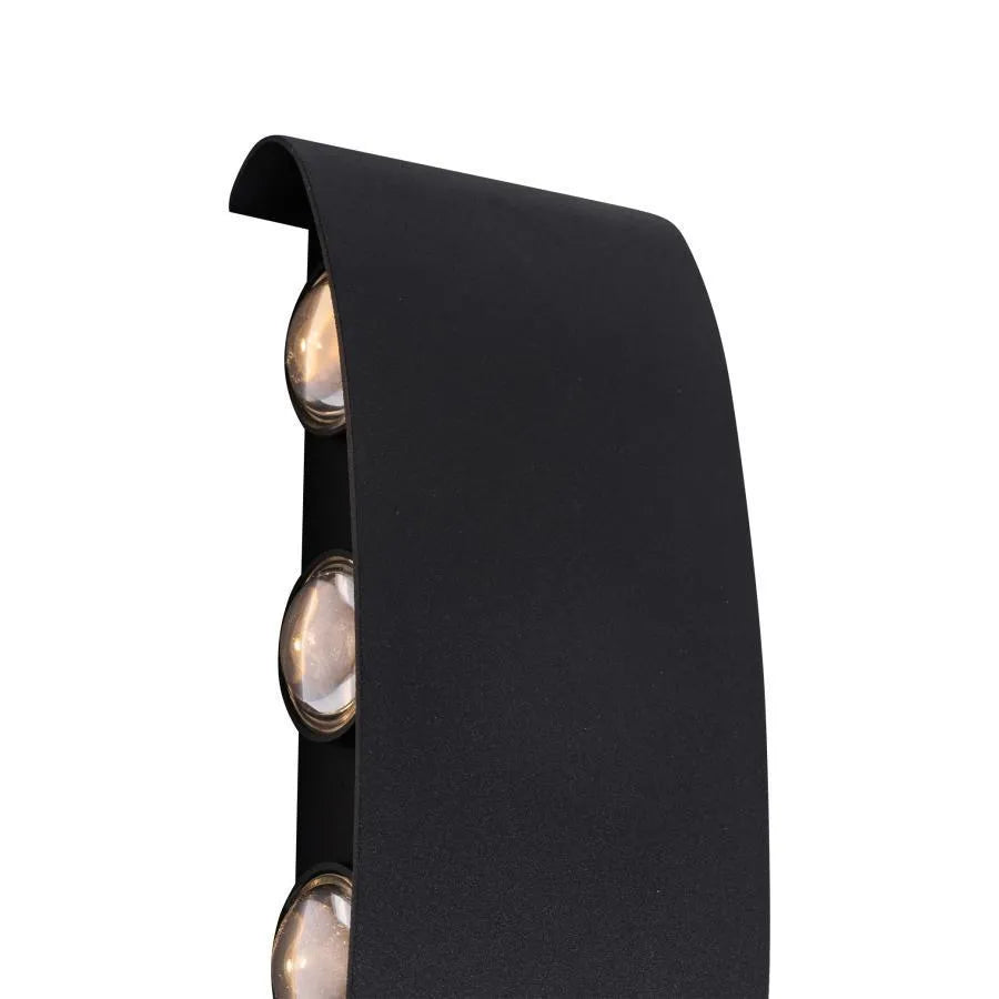 Fantázia aplikuje exteriér a interiér LED, 8 zdrojov x 1w, IP65, kovové, čierne, 3000K