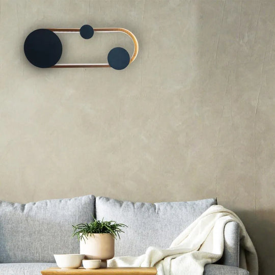 Gruvix LED nástenné svietidlo, 26W, zlaté s čiernou, studené/teplé/neutrálne svetlo Vnútorné nástenné svietidlá Predvolený názov Alessandro Design
