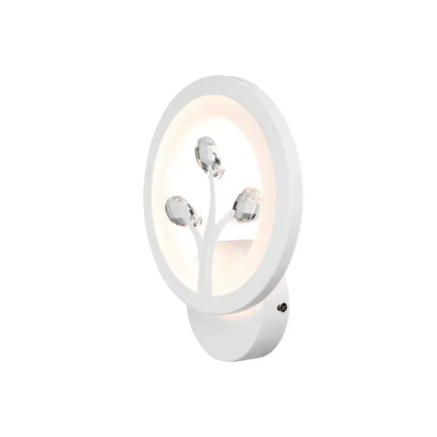Aplikujte Daisy LED, 13W, studené/horúce/neutrálne svetlo, biele s kryštálom