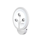 Aplikujte Daisy LED, 13W, studené/horúce/neutrálne svetlo, biele s kryštálom