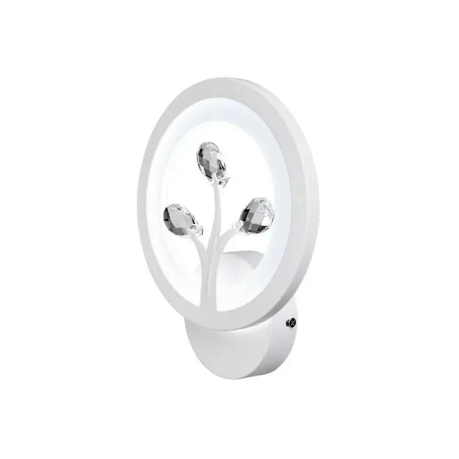 Aplikujte Daisy LED, 13W, studené/horúce/neutrálne svetlo, biele s kryštálom