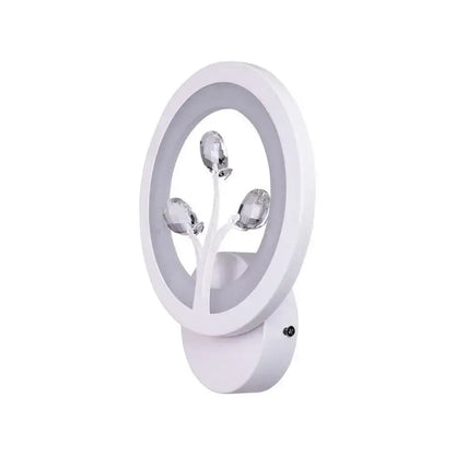 Aplikujte Daisy LED, 13W, studené/horúce/neutrálne svetlo, biele s kryštálom