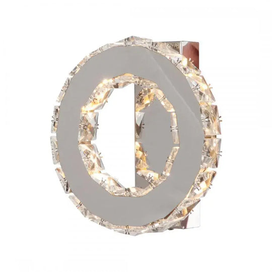 Krištáľový LED luster MAJORA 8W, Priemer 20cm, Studené/Teplé/Neutrálne svetlo, Lesklý chróm Krištáľové LED Lustre Predvolený názov Alessandro Design
