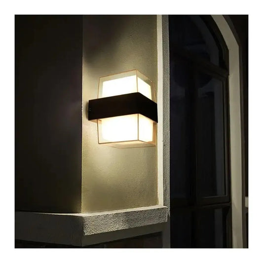 Aplikujte exteriér LED Milos, čierna, 3000K, IP.65