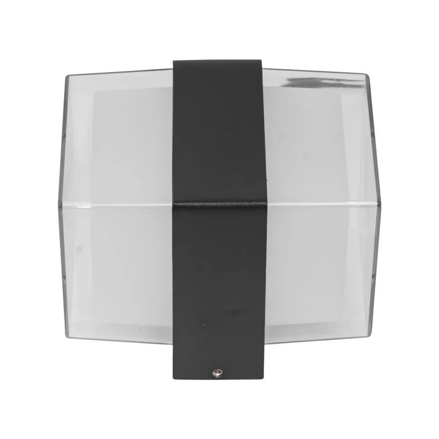 Aplikujte exteriér LED Milos, čierna, 3000K, IP.65
