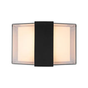 Aplikujte exteriér LED Milos, čierna, 3000K, IP.65