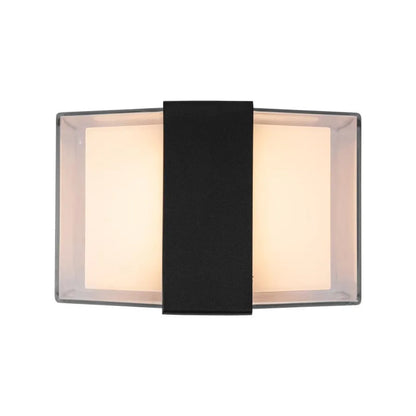 Aplikujte exteriér LED Milos, čierna, 3000K, IP.65