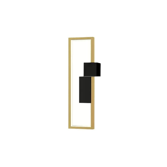 Nissa LED nástenné svietidlo 17W Gold Black Interiérové ​​nástenné svietidlá Predvolený názov Alessandro Design
