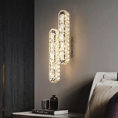 Aplikujte Priscilla LED, 10W, Crystal, Lesklý chróm, horúce/studené/neutrálne svetlo