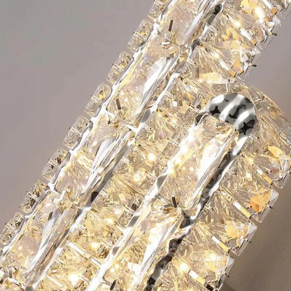Aplikujte Priscilla LED, 10W, Crystal, Lesklý chróm, horúce/studené/neutrálne svetlo