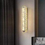 Aplikujte Priscila LED, 5W, krištáľ, lesklý chróm, horúce/studené/neutrálne svetlo