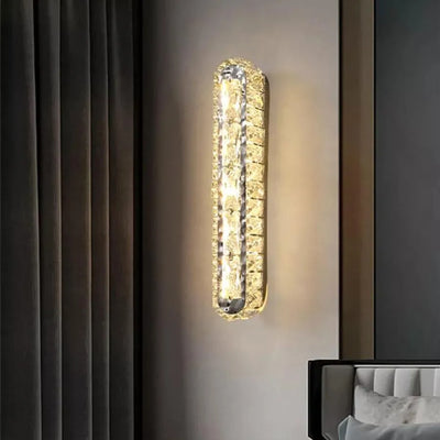 Aplikujte Priscila LED, 5W, krištáľ, lesklý chróm, horúce/studené/neutrálne svetlo