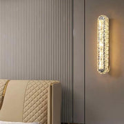 Aplikujte Priscila LED, 5W, krištáľ, lesklý chróm, horúce/studené/neutrálne svetlo