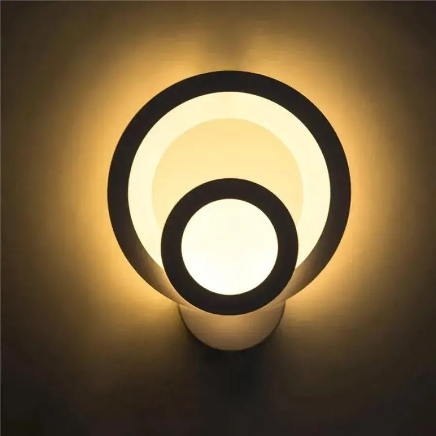 Naneste mestskú LED LED 19 W Round Light Cold/Warm/Neutra Acryl a White Metal