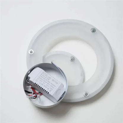 Naneste mestskú LED LED 19 W Round Light Cold/Warm/Neutra Acryl a White Metal
