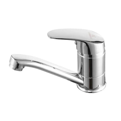 Batéria Washbasin, otočné potrubie, dĺžka 18 cm, keramická kazetka, chróm, vrátane pripojenia