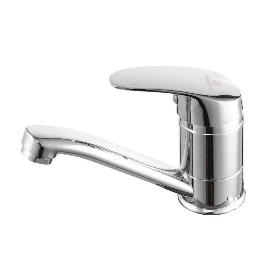 Batéria Washbasin, otočné potrubie, dĺžka 18 cm, keramická kazetka, chróm, vrátane pripojenia