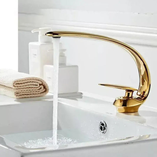 Batéria Washbasin, sanitárna mosadz, zlato, OD/2054