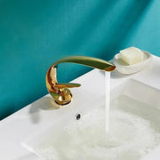 Batéria Washbasin, sanitárna mosadz, zlato, OD/2054