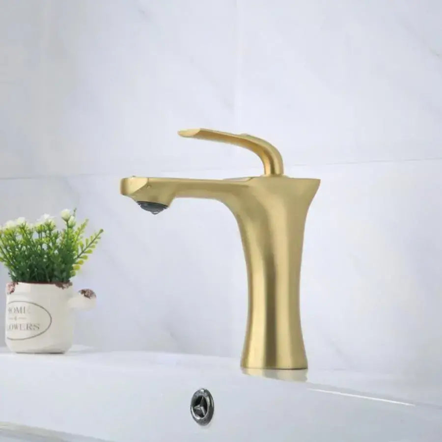 Batéria Washbasin, sanitárna mosadz, zlato, OD/2066