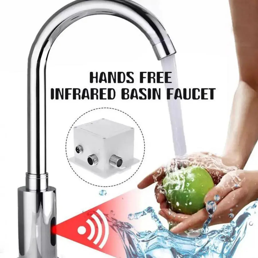 Batériu Washbasin so senzorom, sanitárna mosadz, chróm, RW-103