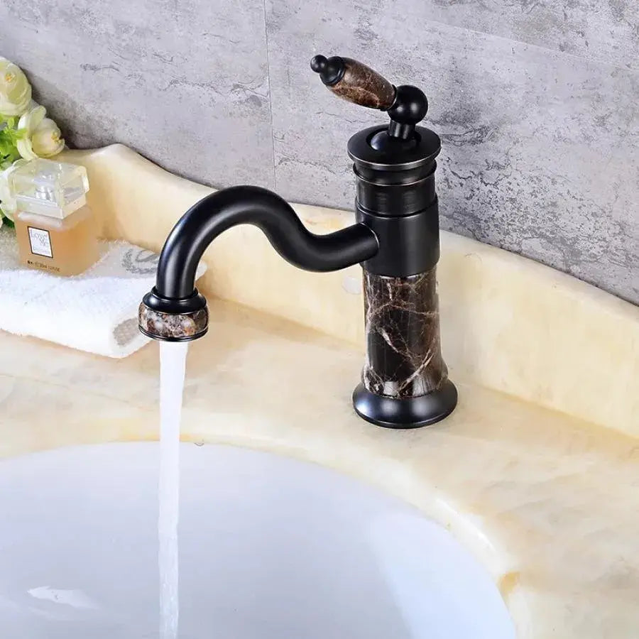 Batéria Washbasin, sanitárna mosadz, čierna, WZY/313