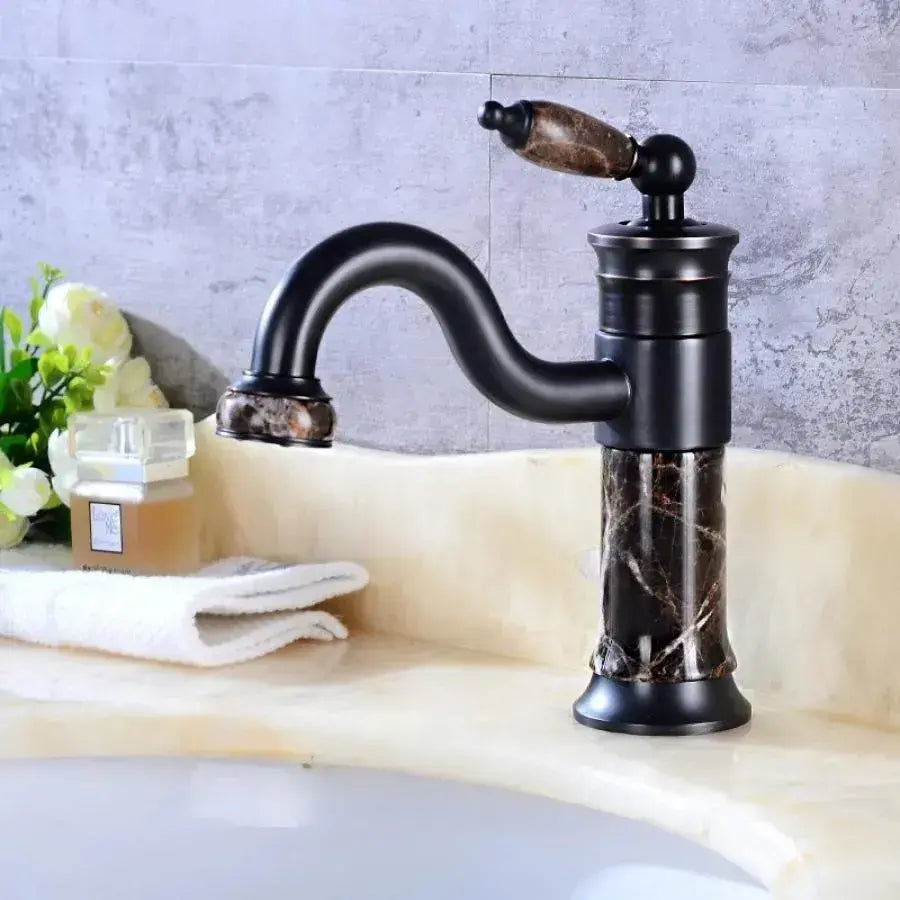Batéria Washbasin, sanitárna mosadz, čierna, WZY/313
