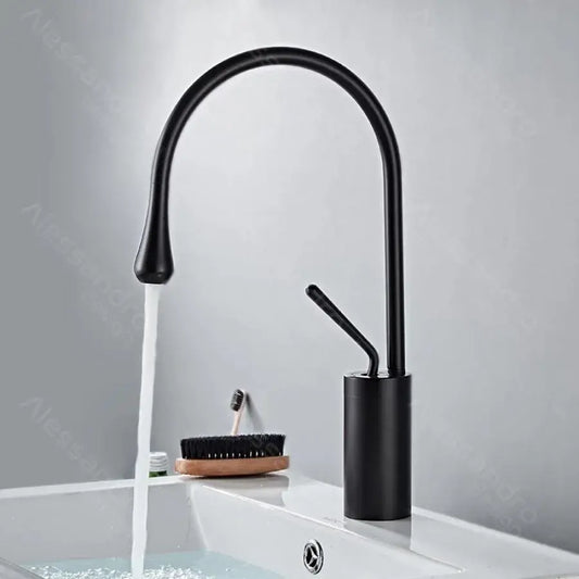 Batéria Washbasin, sanitárna mosadz, čierna, WZY/327/B