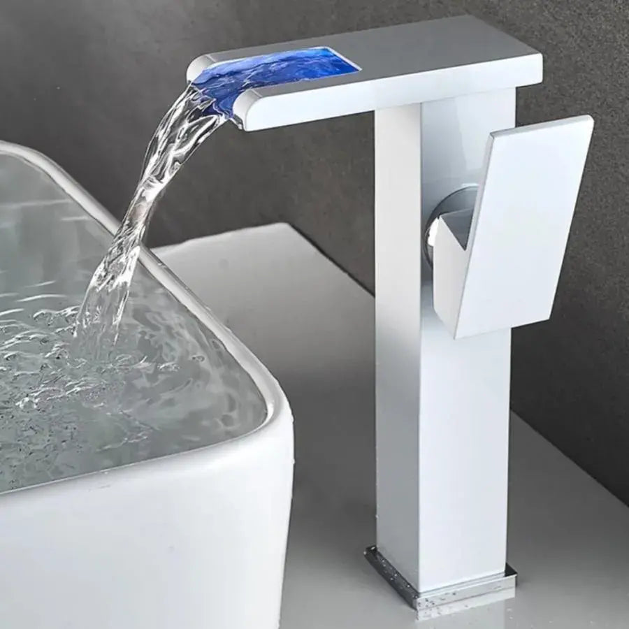 Batéria Washbasin, RGB svetlo, zmena farby v závislosti od teploty vody, OD3014
