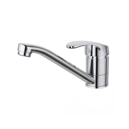 Batéria Washbasin, otočné potrubie, dĺžka 15 cm, keramická kazetka, chróm, vrátane pripojenia