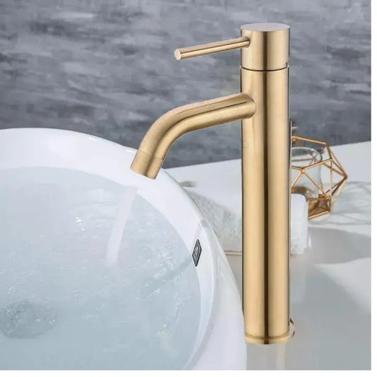 Batéria Washbasin, nehrdzavejúca oceľ 304, zlato, N/mp0a2