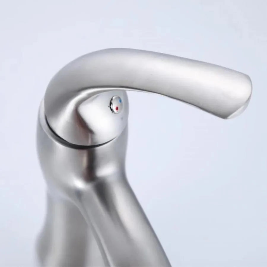 Batéria Washbasin, nehrdzavejúca oceľ 304, satén, mp015