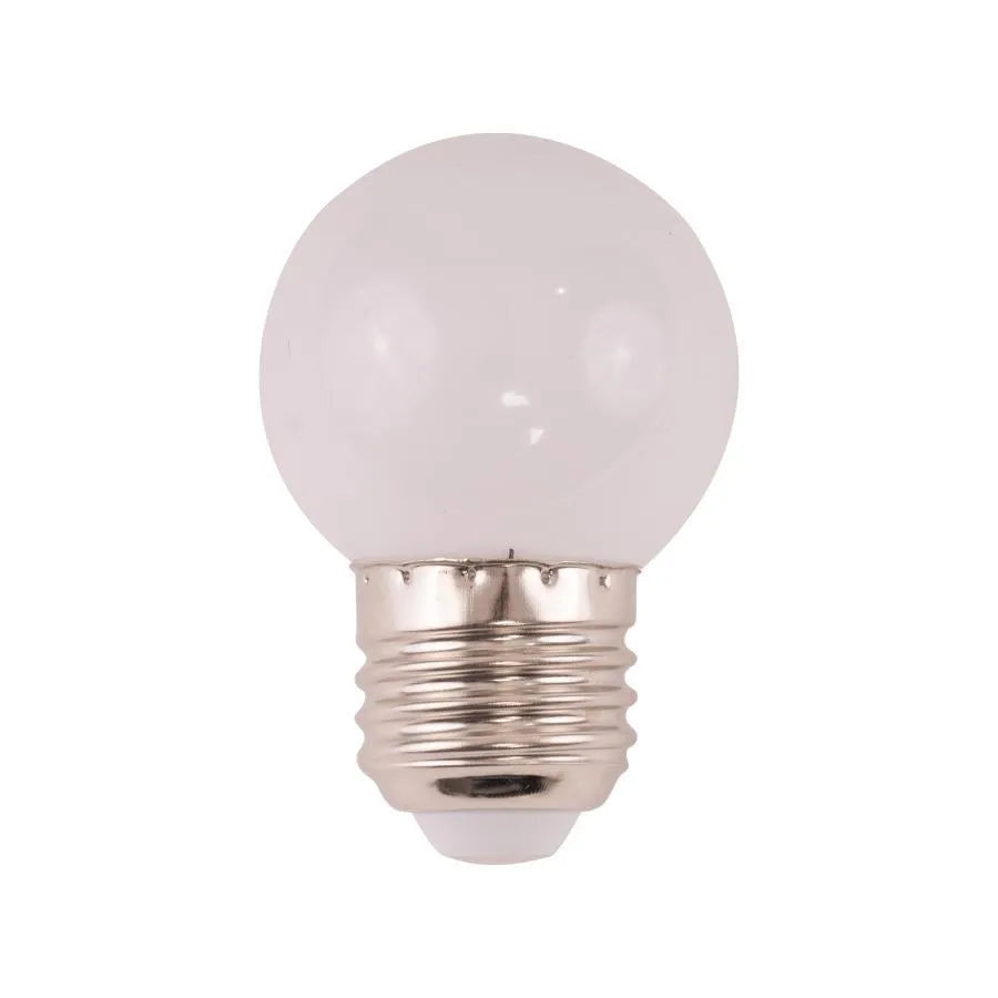 LED žiarovka, E27, 2W, biela