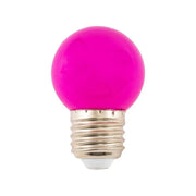 LED žiarovka, E27, 2W, fialová