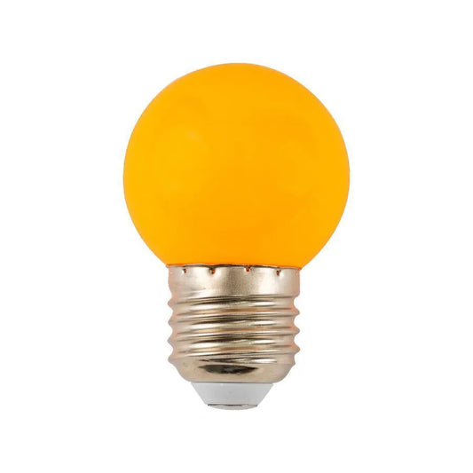 LED žiarovka, E27, 2W, oranžová