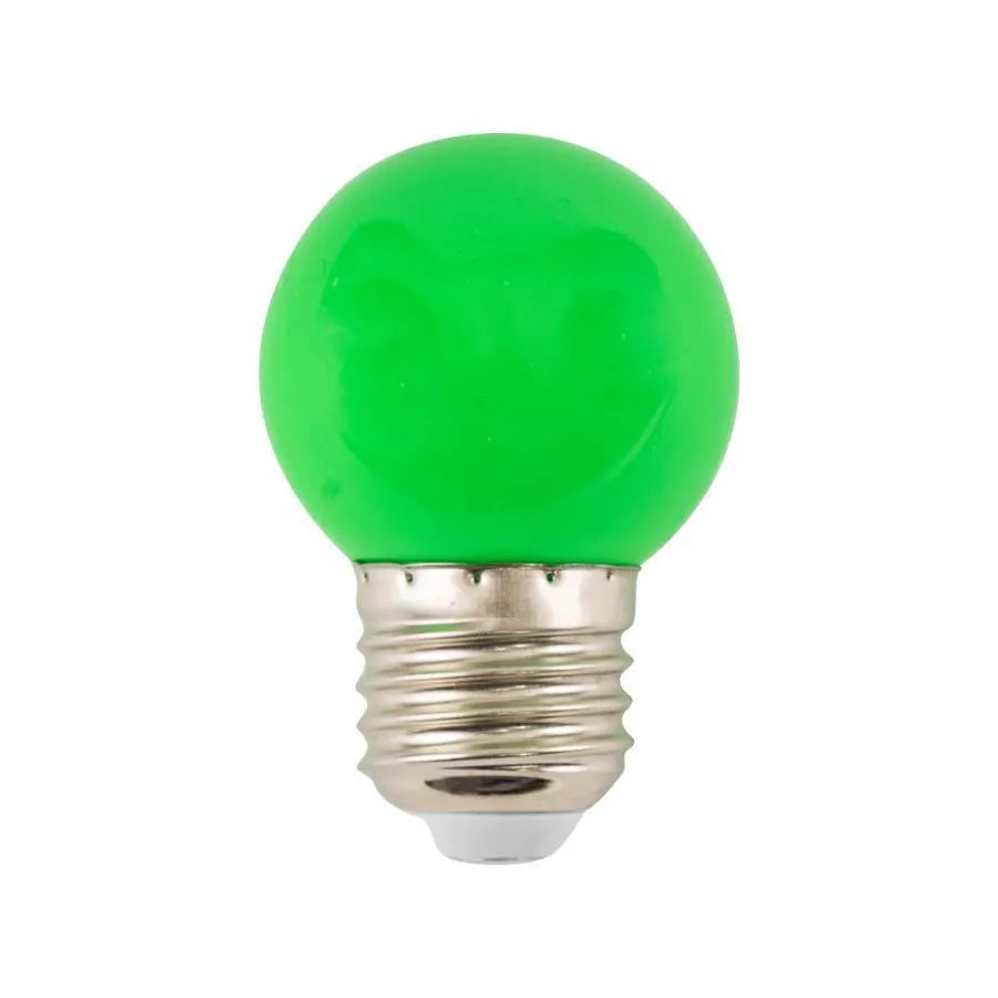 LED žiarovka, E27, 2W, zelená