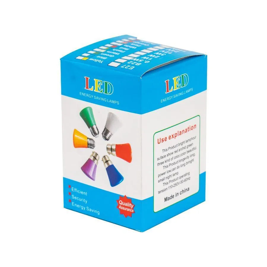 LED žiarovka, E27, 2W, zelená
