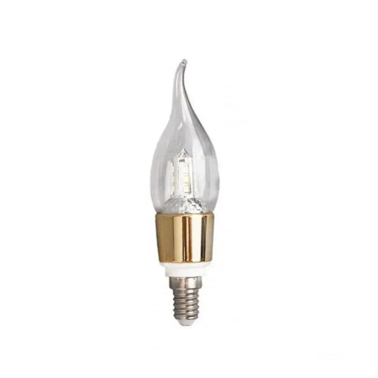 Sviečka LED svetla E14, 6W, studené svetlo, 6000K