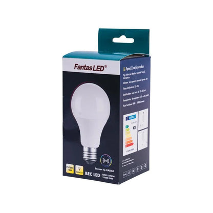 LED žiarovka so senzorom, 12W, 6500 000