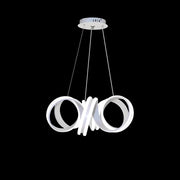 LED túžba zavesená na diaľkové ovládanie nekonečna, 180 W, nastaviteľná výška, studené/horúce/neutrálne svetlo, Daisy, biela