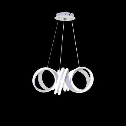 LED túžba zavesená na diaľkové ovládanie nekonečna, 180 W, nastaviteľná výška, studené/horúce/neutrálne svetlo, Daisy, biela