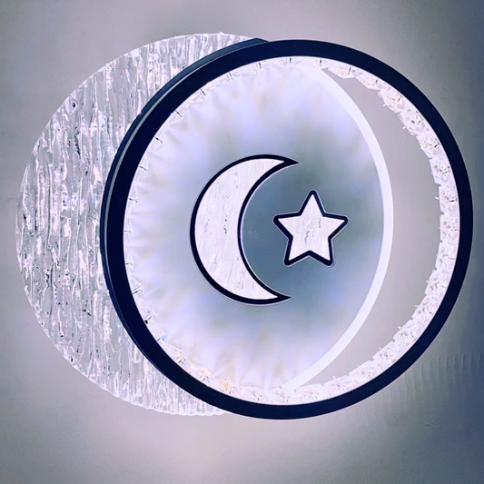 LED LED Nyxora Circulo, 36W, 2 kruhy, studené/horúce/neutrálne svetlo, čierna