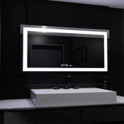 Zrkadlo LED obdĺžnik 160x80cm Verite Motionglow Marcello Clock Defrition System a Smierble Therometer