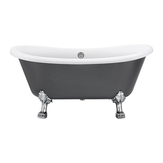 Cada Freestanding, Ovala, Acril, Bright Grey, 150×72×70 Cm Cazi Freestanding Default Title Alessandro Design