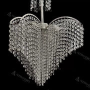 Luster Crystal Baylor 4x E27 44 cm priemer striebra