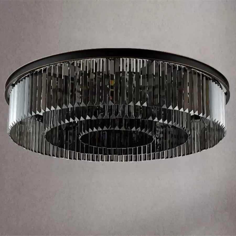 Luster Crystal Brady 12x E14 čierny