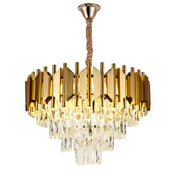 Luster Crystal Braxton 5x E27 zlato