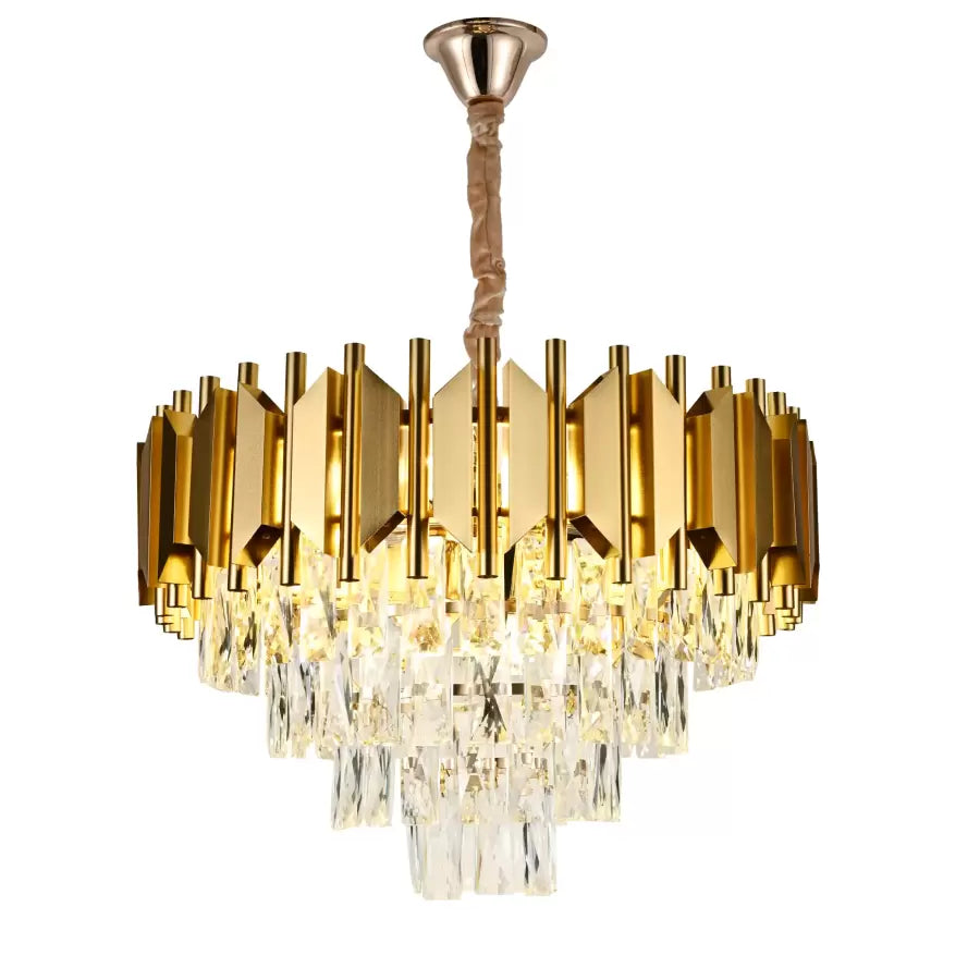 Luster Crystal Braxton 5x E27 zlato