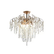 Crystal Luster Ego 9x E27, priemer 60 cm, lesklé zlato